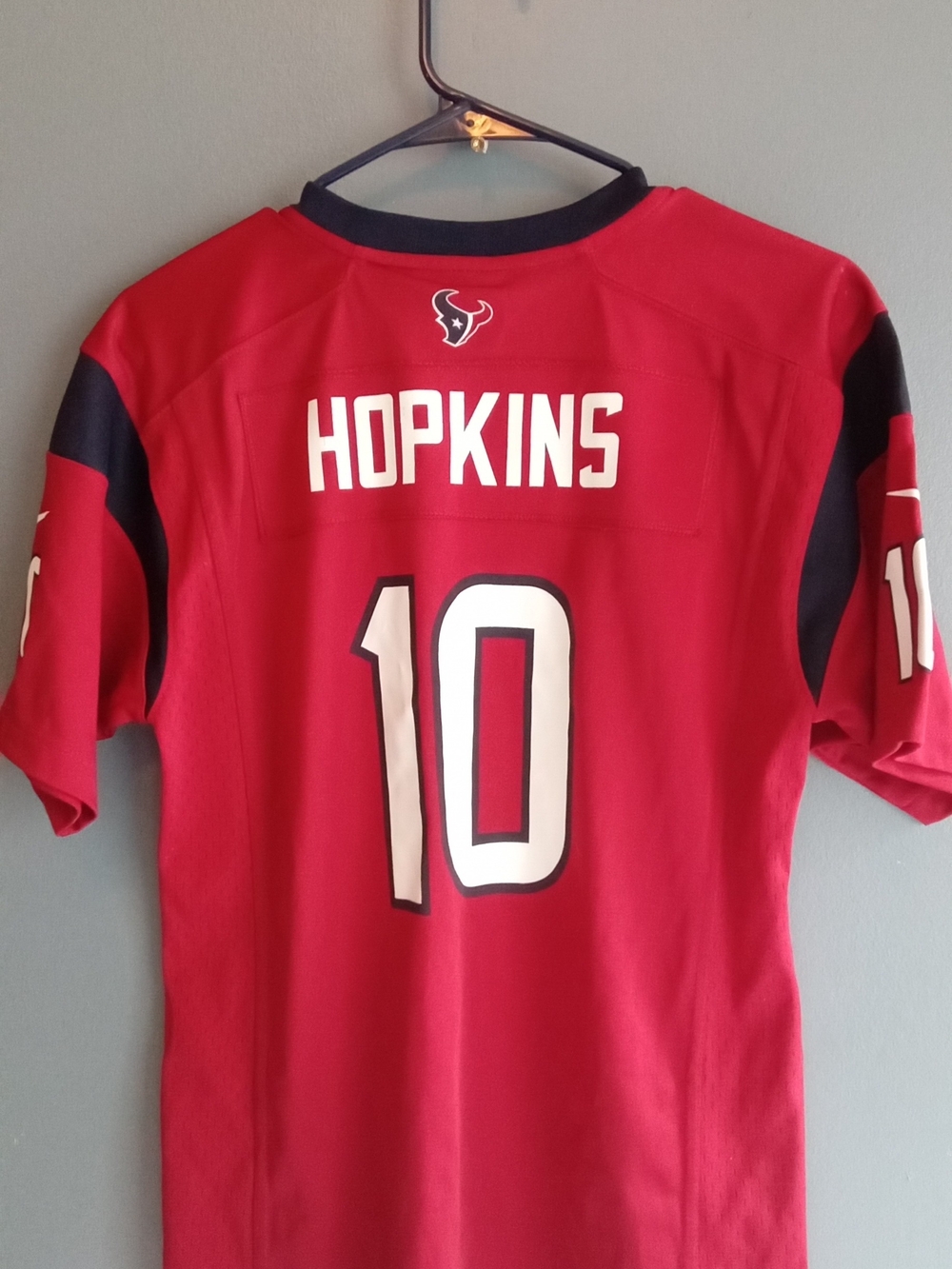 Nike Houston Texans DeAndre Hopkins 10 NFL Jersey Red Mens Large